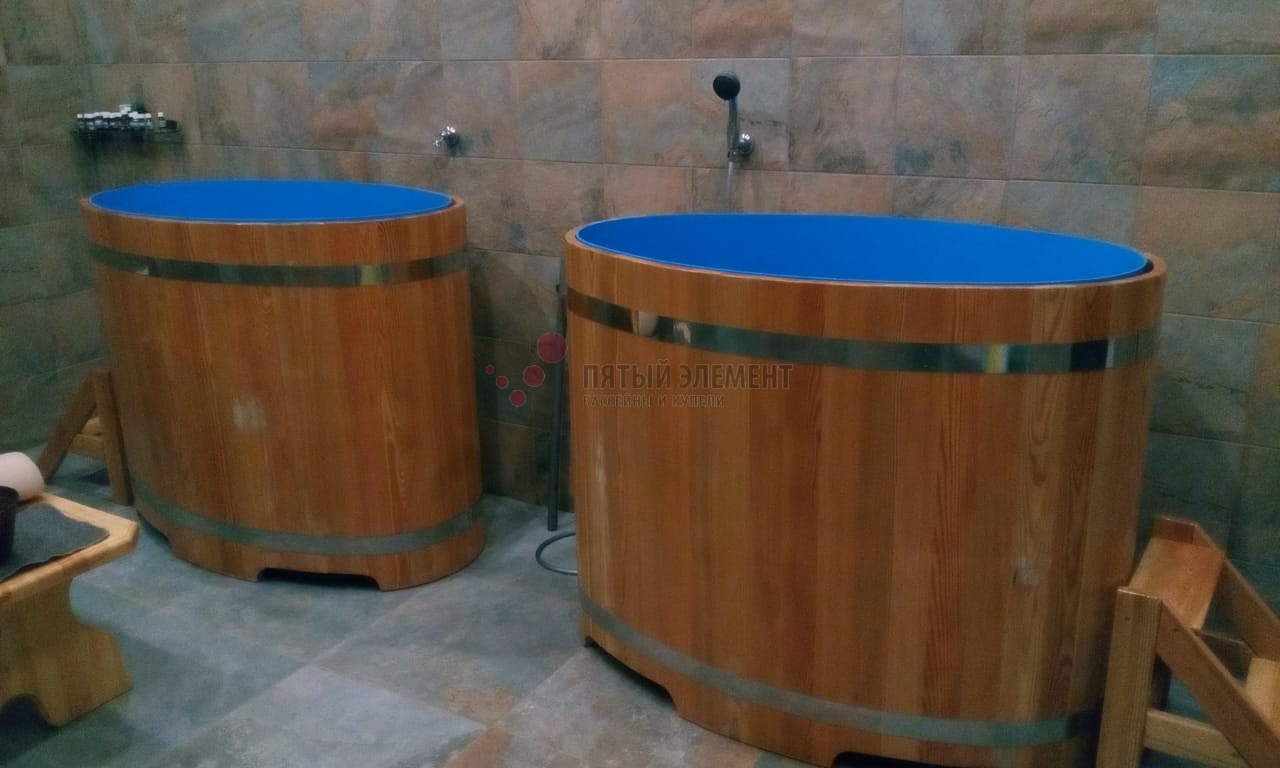 Реставрация двух деревянных купелей п.Немчиновка