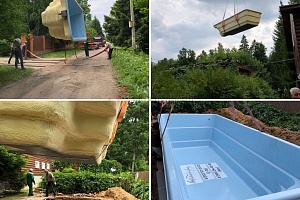 Установка композитной чаши